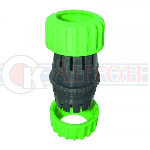 93406Муфта ремонтная 3/4"д/быстрого соед.2-х участков шланга 