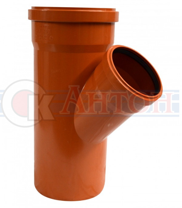 Тройник НПВХ 110*110*45