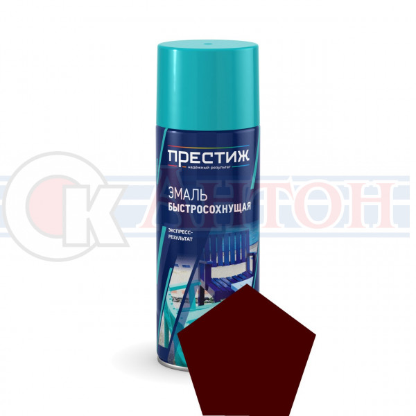 Престиж Эмаль аэрозоль коричневая акриловая унив. 425мл.