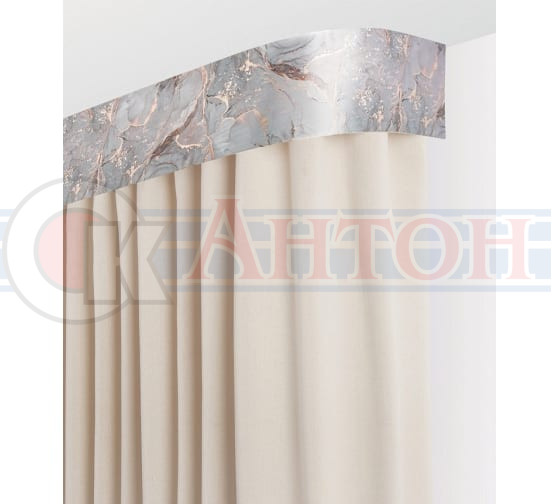 Карниз СМ2 Стоун 240см Марбель С ПОВОРОТАМИ