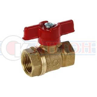 Кран шаровый бабочка 1/2" вн./вн. БОЛОГОЕ