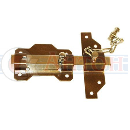 Засов с цепочкой 2009КМН коричн.металик с никелем Ликчел