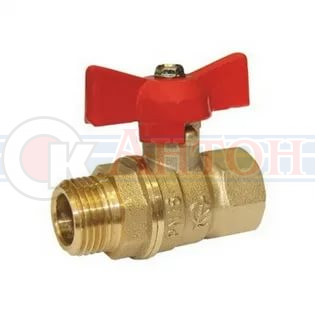 Кран шаровый бабочка 1/2" вн./нар. БОЛОГОЕ