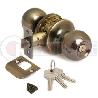 Ручка защелка 6072-01-AВ бронза ключ-фикс Avers