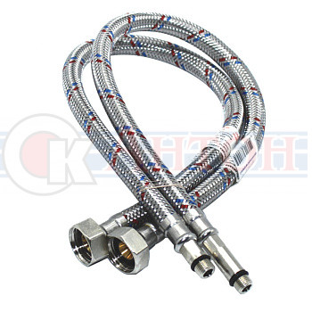 Шланг вода пара  60см в силиконе