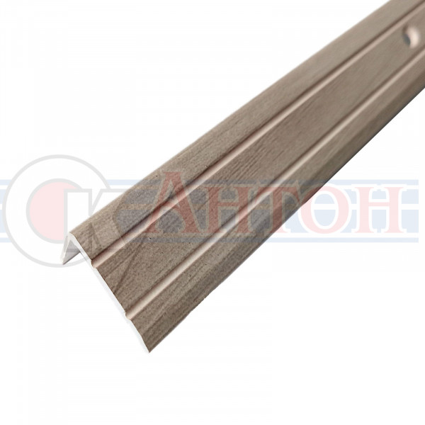 Порожки-угол 24*10мм (1,35м) дуб дымчатый
