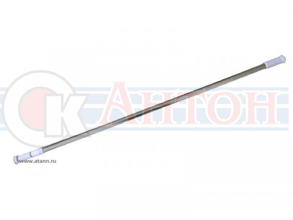 Карниз для ванной 1,1х2,0м хром