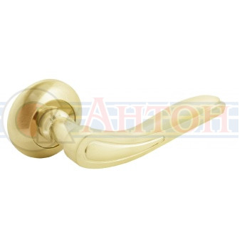 Ручка дверная "Лайза" SB (1870) мат.золото АЛЛЮР 