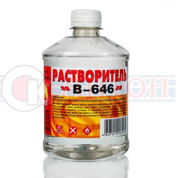Растворитель В-646 0,5л Вершина