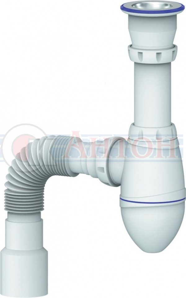 А220 Сифон для умывальника с гибким отводом Unicorn