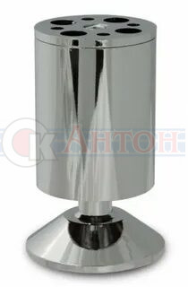 Опора мебельная Н100 Ø50мм КАПАН 10.03.02 587АА хром