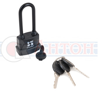 Замок навесной ВС1Ч- 374ПД КА 47мм всепогодный длинная дужка (3кл.) АЛЛЮР