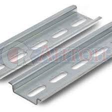 DIN-рейка 7,5*35*300мм оцинкованная перфорированная 