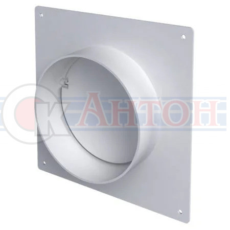 Площадка торцевая пласт. с обратным клапаном Ø150 