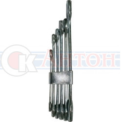 Ключ рожковый 6*19мм (набор 6шт)  БИБЕР