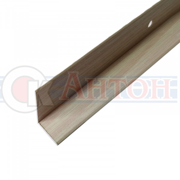 Порожки-угол внутр. 20*20мм (0,9м) груша белая.