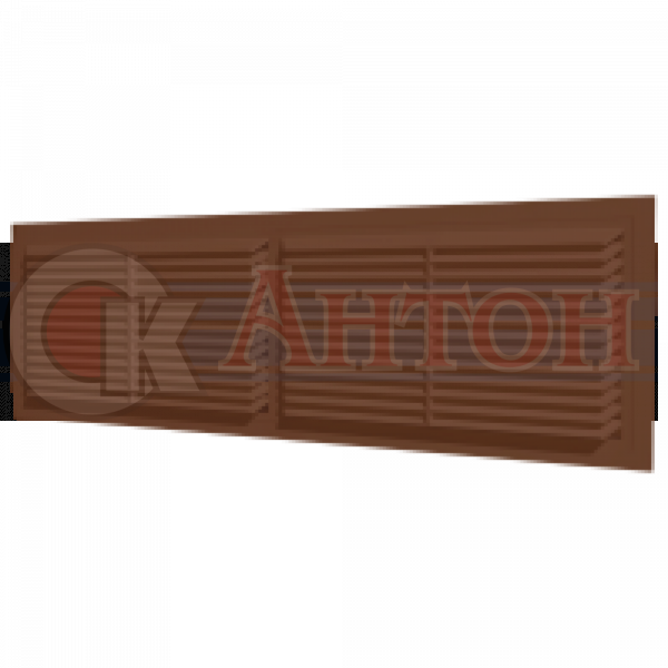 Решетка переточная односторонняя 450*130 коричн.АВS ВР 4513ВР