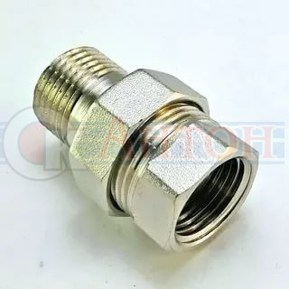 Сгон прямой 1/2" с накладной гайкой VT