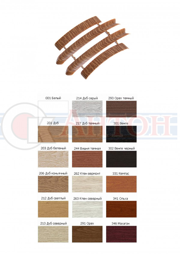 Набор комплектующих к наличнику с кабель-каналом дуб светлый