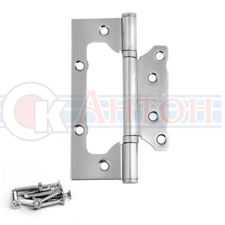 Петля накладная B2-CR 125*75*2,5 универсальная хром Avers