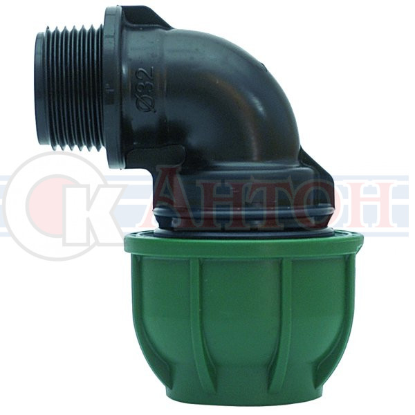 Угольник д/ПНД нар р 25*1"