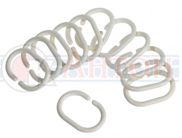 Кольца д/карниза в ванную набор 14шт