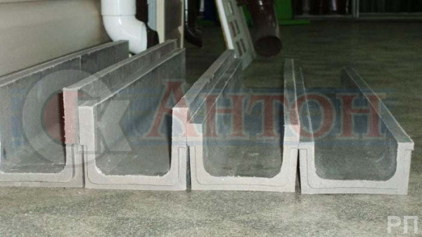 Лоток водоотводный 130(решетка продается отдельно)