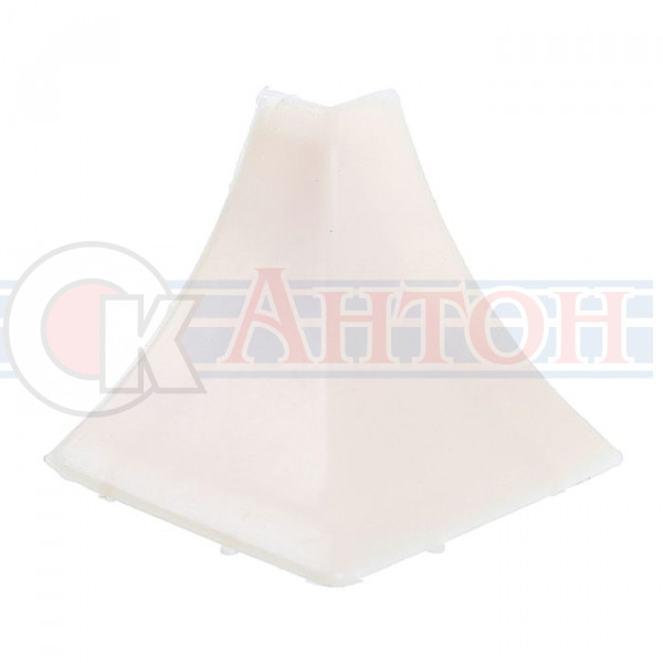 Угол наружн к плинтусу для столешницы Идеал Слоновая кость