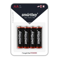 Батарейка Smartbuy LR6 AA солевая бл. 4шт