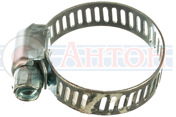 64254Хомут обжимной просечной 8мм 1" 13-26мм оцинкованный