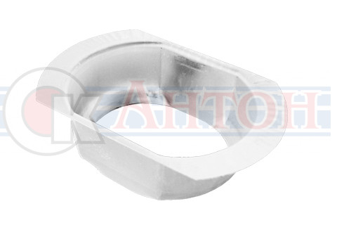 Воронка выпускная 76*102 (ПЭ-9003)белый