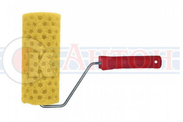 Валик поролон структурный горошек 40*80*230мм с бюгелем 6мм ПРОФИ FIT