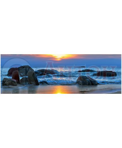 КУХОННЫЙ ФАРТУК двп Море 0,695 х 2,07х4мм.