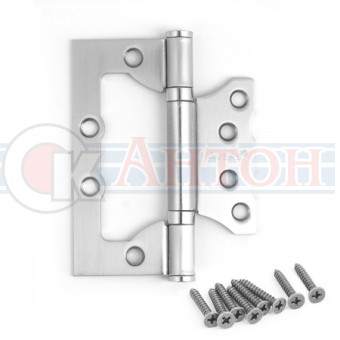 Петля накладная B2-CRM 100*75*2,5 универсальная мат. хром Avers