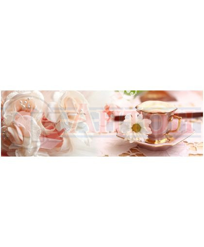 КУХОННЫЙ ФАРТУК двп Нежность  0,695 х 2,07х4мм.