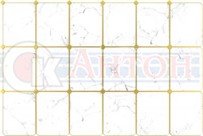 Панель ПВХ Плитка "Мрамор светлый" 947х635мм (0,6013кв.м.).