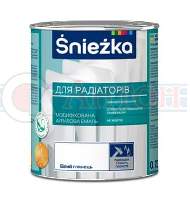 СНЕЖКА Эмаль радиаторная 0,4 л