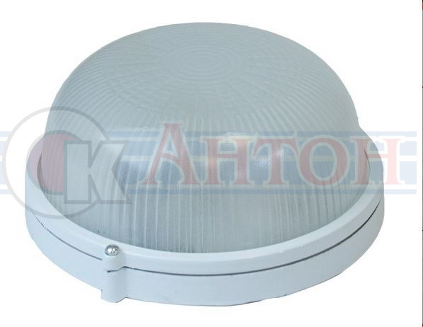 Светильник НПП 60 Е27 круг белый НБП 03-60-001 IP54 Белсвет