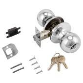 Ручка защелка 607 ЕТ СР хром ключ-фикс СТАНДАРТ