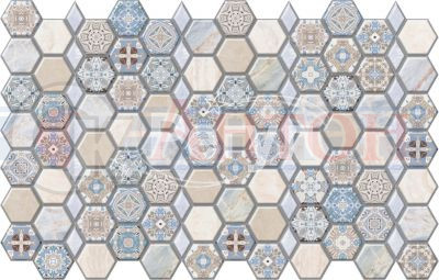 Панель ПВХ Соты "Средиземноморье" 966х645мм (0,6231кв.м.).