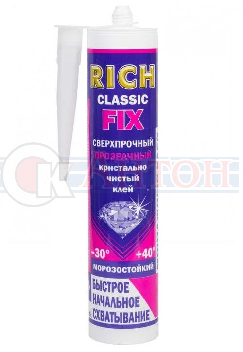 Клей монтажный РИЧ ФИКС 310мл прозрачный