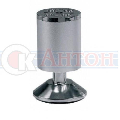 Опора мебельная Н100 Ø50мм КАПАН мат. хром 