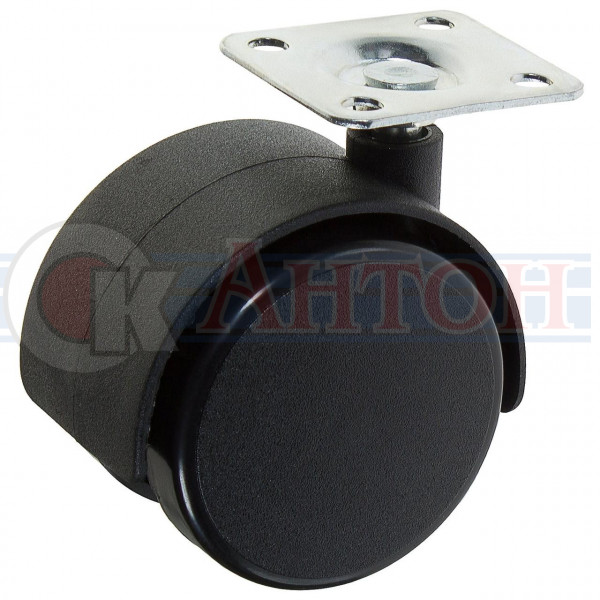 Опора колесная д50мм с пятой (площадкой д/креп)