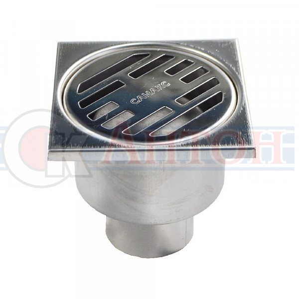 Трап нерж 100*100мм вертикальный 00020