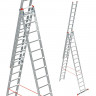 Лестница стремянка 3ст с резиновыми ступенями 1,13м КлассПлюс