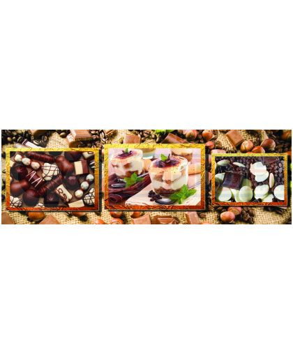 КУХОННЫЙ ФАРТУК двп Шоколадная сказка 0,695 х 2,07х4мм.