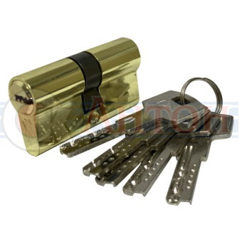 Мех-м цилиндровый 80 мм (40х40) Z80 РВ перф. ключ золото Vantage