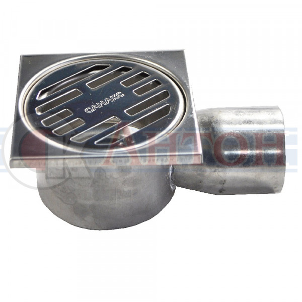 Трап нерж. 100*100*50мм горизонтальный 00021