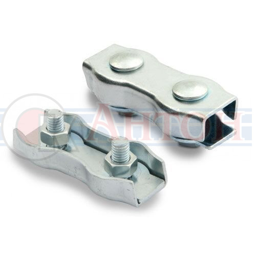 Зажим для ст. кан. двойн. DUPLEX 4 (50шт.)