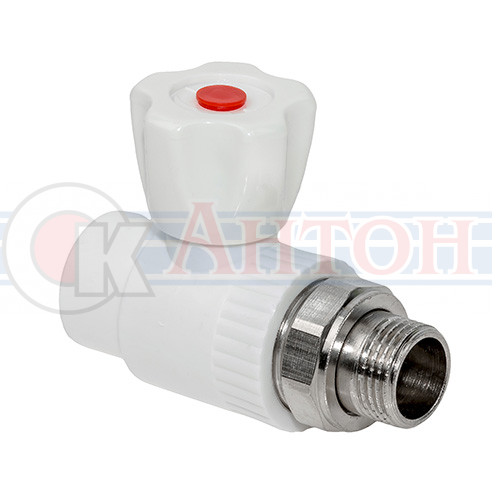 Кран шаровый для радиатора 25*3/4прям.